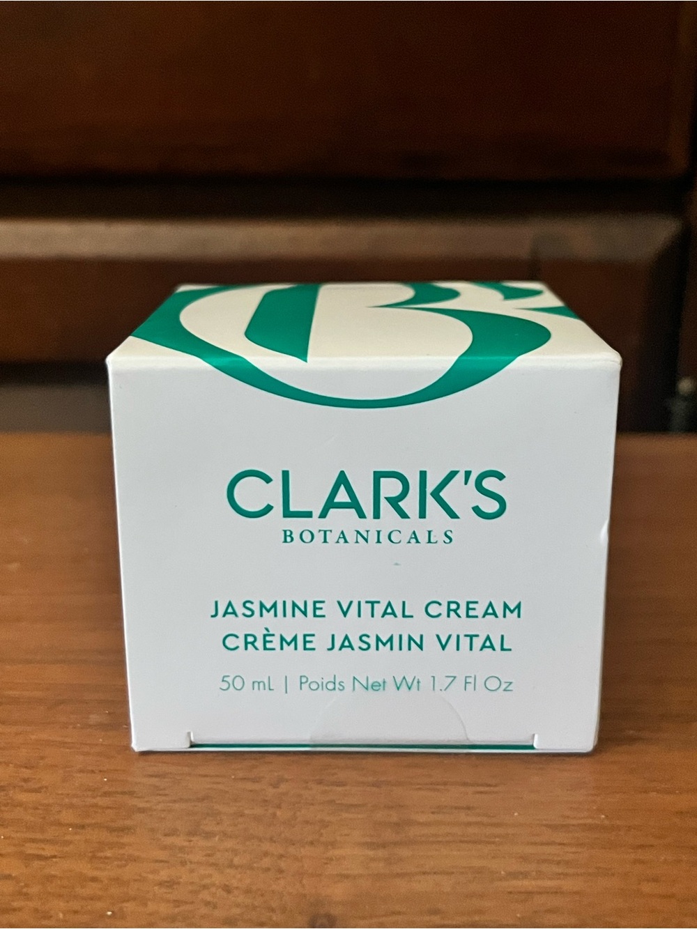 Clark’s Jasmine Vital Cream — White & Teal